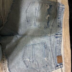 Mom Style Denim Blue Jean Shorts